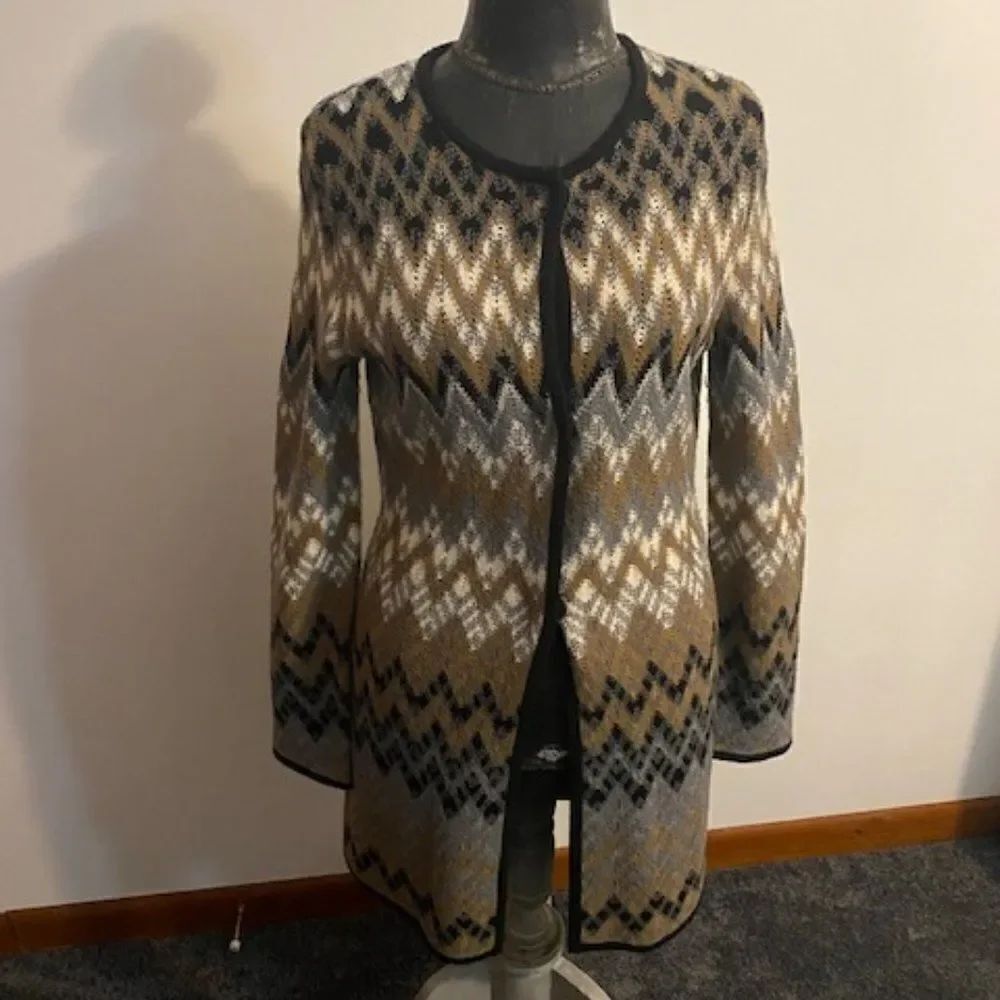 Kate Hill Multi color cardigan, size Medium
